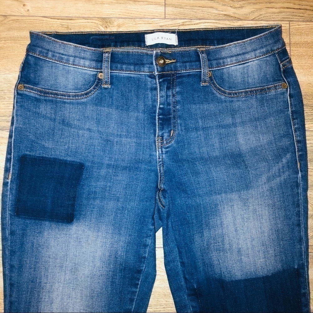 Lila Ryan Silhouette Patchwork Marlowe Skinny Jean - Picture 7 of 11